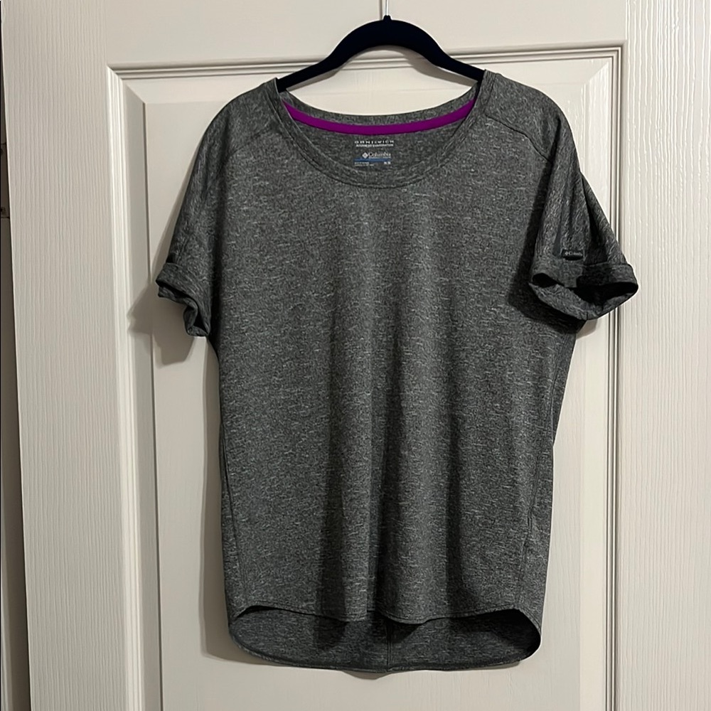Columbia Omni-Wick Gray Short Sleeve T-Shirt